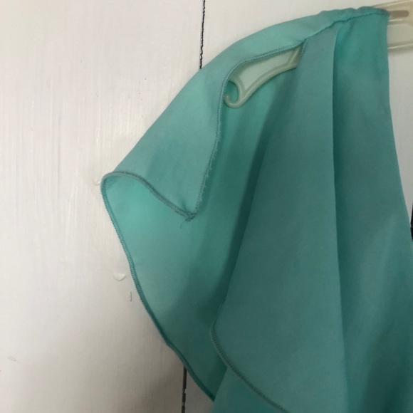 City of Triangles Mint Green Pocket Dress L - Picture 4 of 8